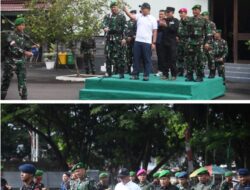 Ketua DPRD Provinsi Lampung, Ahmad Giri Akbar, menghadiri Acara Gerak Jalan dan Upacara Peringatan Hari Juang Infanteri ke-77 Tahun 2025 yang diselenggarakan oleh TNI AD KODIM XXI/Radin Inten