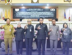 Rapat Paripurna di Ruang Sidang DPRD Provinsi Lampung.