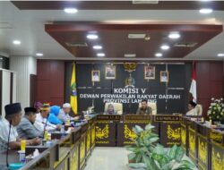 Komisi V DPRD Provinsi Lampung menerima audiensi dari Forum Lampung Anti-LGBT