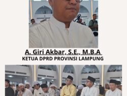 Ketua DPRD Lampung: Idulfitri Momentum Perkuat Sinergi dan Gotong Royong Masyarakat