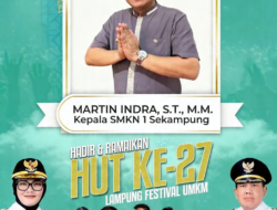 ‎Martin Indra Ucapkan Selamat dan Semangat pada Peringatan HUT ke-27 Lampung Timur dan Festival UMKM