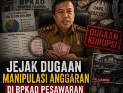 Jejak Dugaan Manipulasi Anggaran di BPKAD Pesawaran