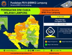 Lampung Siaga Cuaca Ekstrem! BPBD Ingatkan Ancaman Hujan Petir dan Angin Kencang