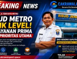 RSUD Metro Naik Level! Pelayanan Prima Jadi Prioritas Utama