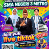 SMAN 3 Metro Gelar Live TikTok Bahas Sistem Penerimaan Murid Baru