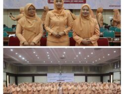 Ketua DWP Sekretariat DPRD Lampung Hadiri Pengukuhan Pengurus DWP se-Lampung