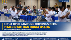 Ketua DPRD Lampung Dorong Sinergi Pemerintah dan Dunia Usaha Percepat Pembangunan Ekonomi Daerah