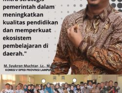 DPRD Lampung Dorong Penguatan Sinergi PGRI untuk Tingkatkan Mutu Pendidikan dan IPM Daerah