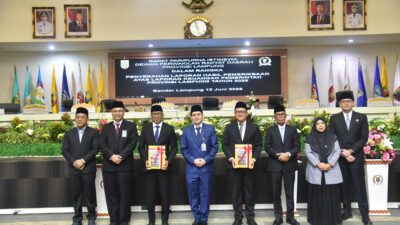 DPRD Lampung Gelar Rapat Peripurna Istimewa Terima LHP BPK Tahun Anggaran 2025, Perkuat Sinergi Menuju Tata Kelola Pemerintahan yang Akuntabel