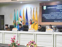 Fraksi-Fraksi DPRD Provinsi Lampung Sampaikan Pemandangan Umum atas Raperda Pertanggungjawaban APBD 2025