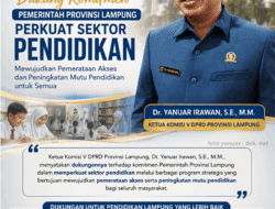 Ketua Komisi V DPRD Lampung Dukung Pemerataan Akses dan Peningkatan Mutu Pendidikan