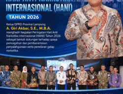 Ketua DPRD Provinsi Lampung Hadiri Peringatan Hari Anti Narkotika Internasional (HANI) Tahun 2026