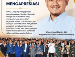 Komisi IV DPRD Provinsi Lampung Hadiri Studium Generale Implementasi KUHP dan KUHAP Baru di UBL