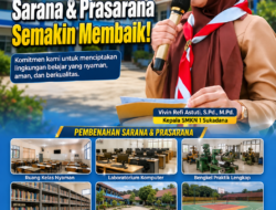 Di Bawah Kepemimpinan Vivin Refi Astuti, Sarana dan Prasarana SMKN 1 Sukadana Terus Berbenah