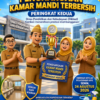 Dinas Dikbud Raih Penghargaan Kamar Mandi Terbersih Peringkat Kedua
