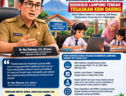 Abu Vulkanik Anak Krakatau Mengancam Aktivitas Sekolah, Disdikbud Lampung Tengah Tegaskan KBM Daring