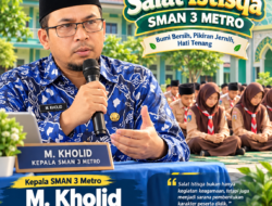 SMAN 3 Metro Gelar Salat Istisqa, Kepala Sekolah M. Kholid: Momentum Menumbuhkan Kepedulian dan Ketakwaan