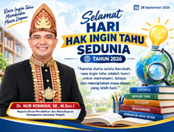 Hari Hak untuk Tahu Sedunia 2026, Nur Rohman: Rasa Ingin Tahu Adalah Kunci Membuka Masa Depan