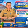 Optimalkan Pendapatan Asli Daerah, Pajak dan Retribusi Lampung Selatan Tembus Rp224 Miliar di Triwulan Ketiga 2026